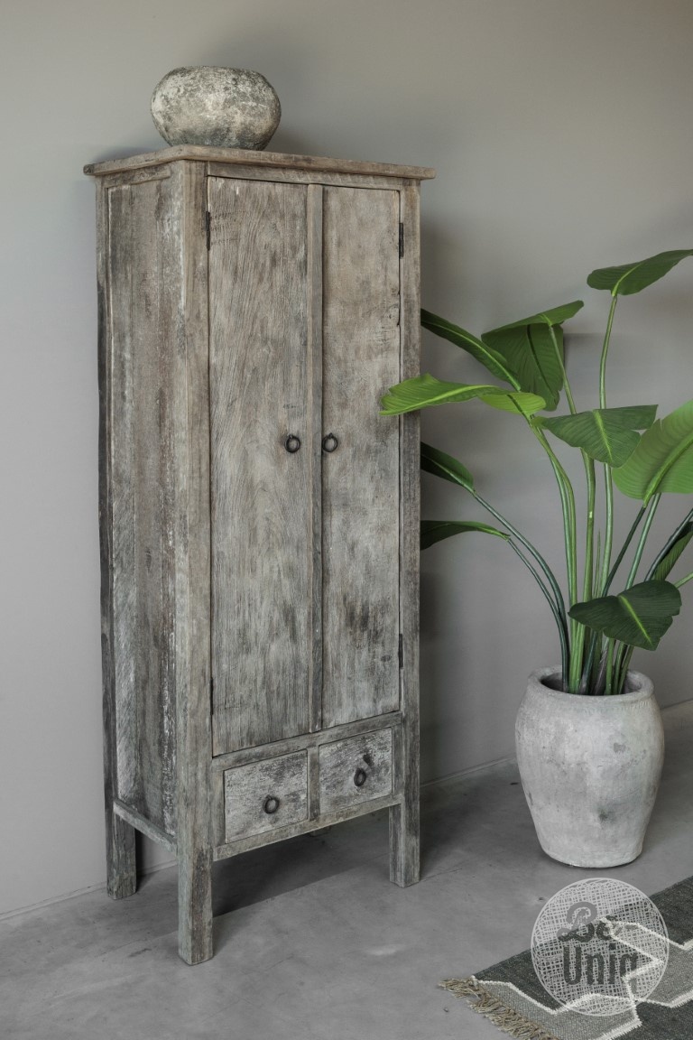 Be-Uniq Smalle 2-Deurs Kast Victoria | H160 x B60 x D40 cm