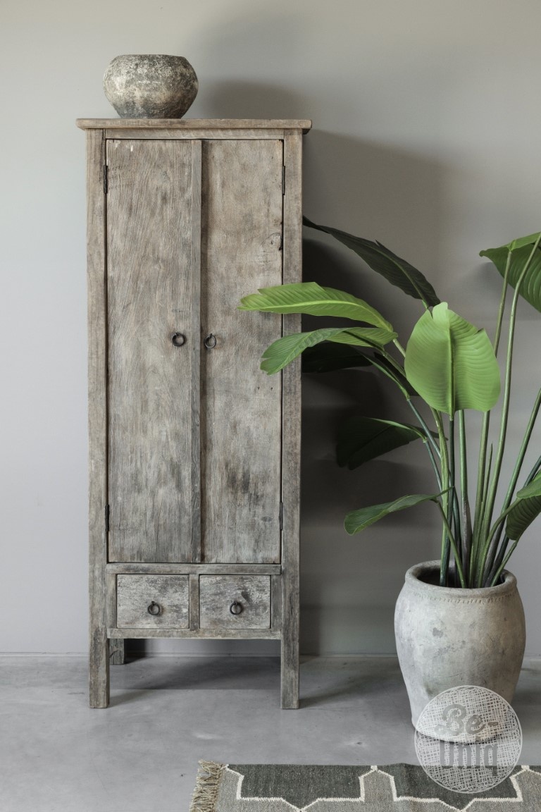 Be-Uniq Smalle 2-Deurs Kast Victoria | H160 x B60 x D40 cm
