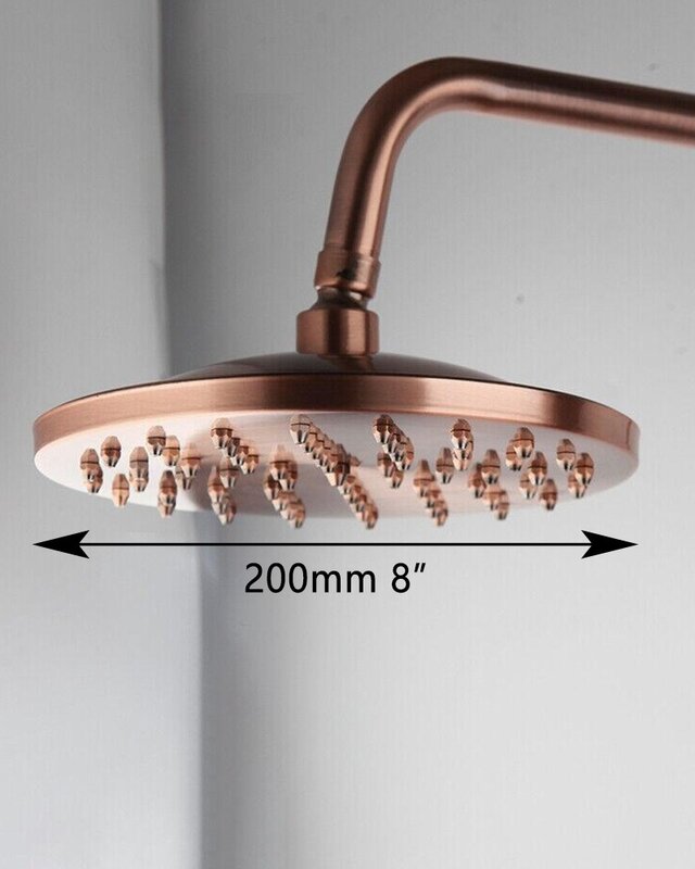 Rene Houtman Douchekop - 20 cm - Koper kleur - Stortdouche