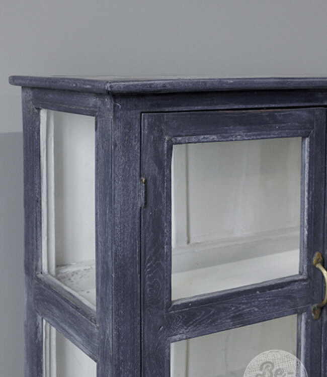 Be-Uniq Origineel Oud Vitrinekastje | India | H71 x B76 x D34 cm