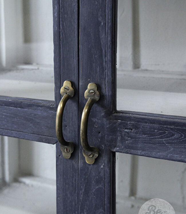 Be-Uniq Origineel Oud Vitrinekastje | India | H71 x B76 x D34 cm