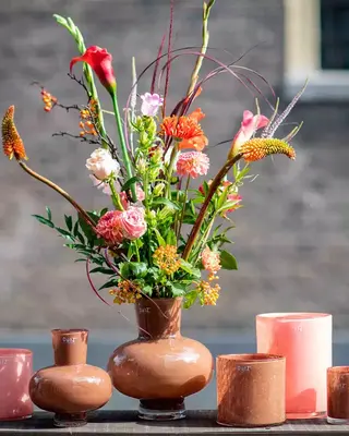DutZ Cilinder | Terracotta | H14 x D14 cm