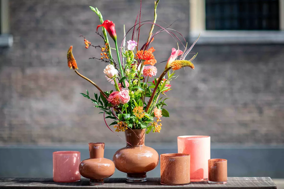 DutZ Cilinder | Terracotta | H14 x D14 cm