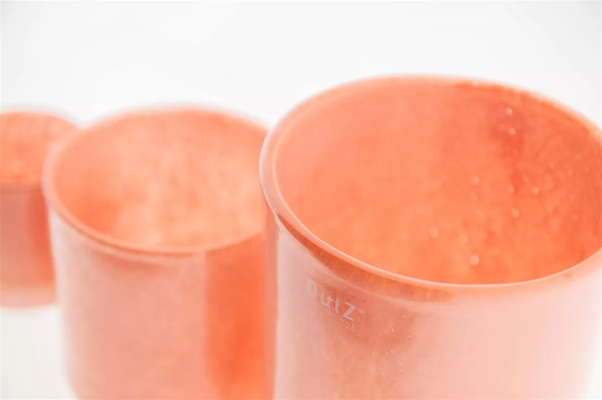 DutZ Cilinder | Perzik | H14 x D14 cm