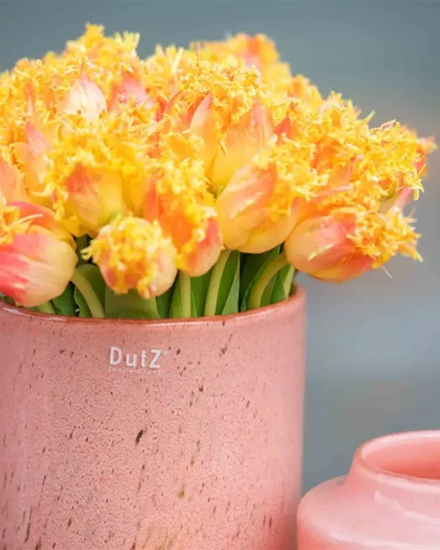 DutZ Cilinder | Perzik | H14 x D14 cm