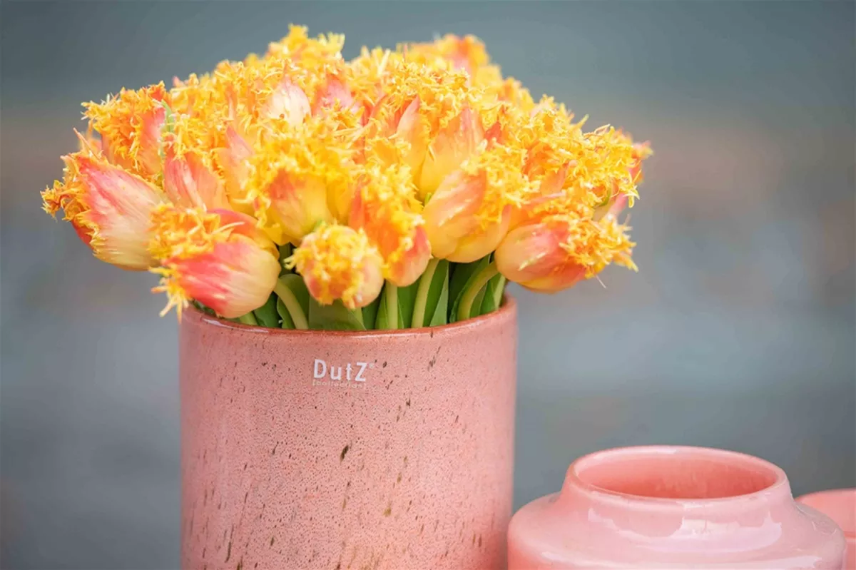 DutZ Cilinder | Perzik | H14 x D14 cm