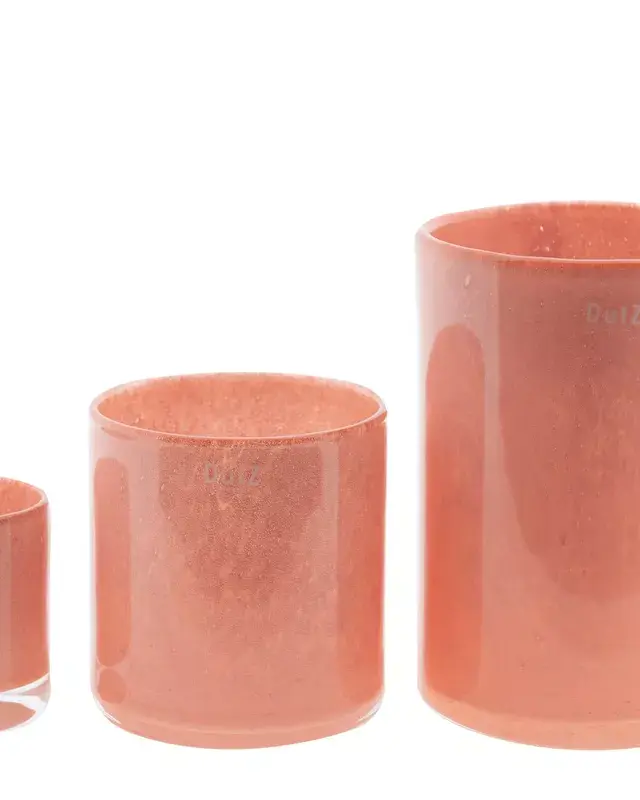 DutZ Cilinder | Perzik | H14 x D14 cm