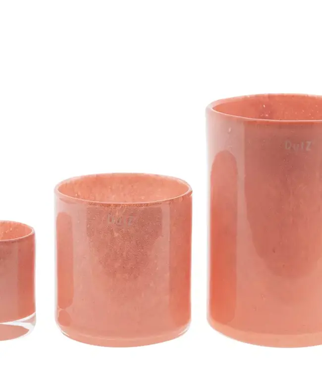 DutZ Cilinder | Perzik | H14 x D14 cm