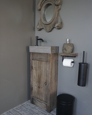 Rene Houtman Gerjan Toiletmeubel 1-Deur Links - Kies Fontein