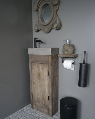 Rene Houtman Gerjan Toiletmeubel 1-Deur Rechts - Kies Fontein