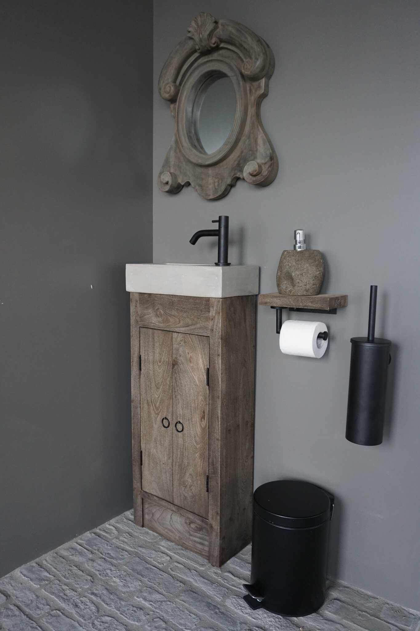 Rene Houtman Gerrie Toiletmeubel 2-Deurtjes - Kies Fontein