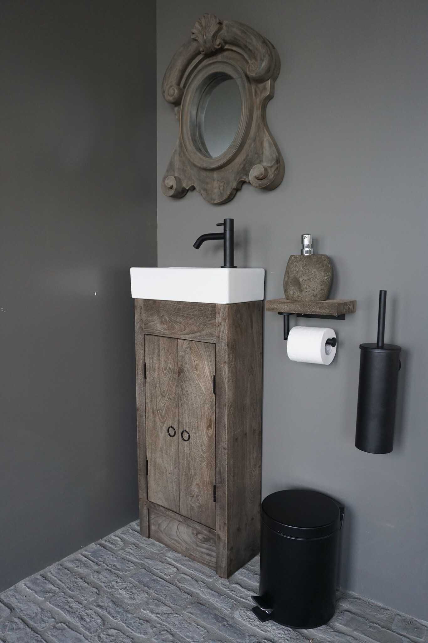 Rene Houtman Gerrie Toiletmeubel 2-Deurtjes - Kies Fontein
