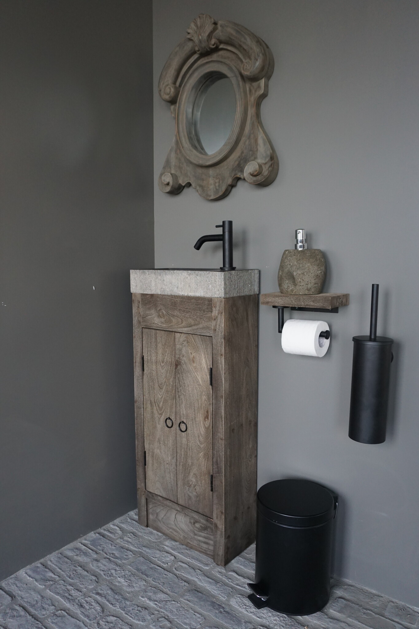 Rene Houtman Gerrie Toiletmeubel 2-Deurtjes - Kies Fontein