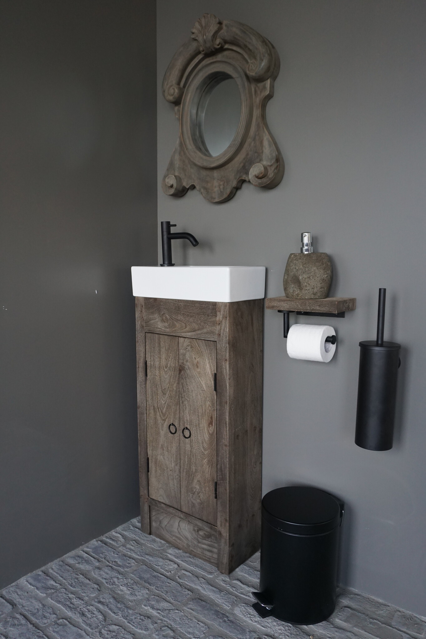 Rene Houtman Gerrie Toiletmeubel 2-Deurtjes - Kies Fontein