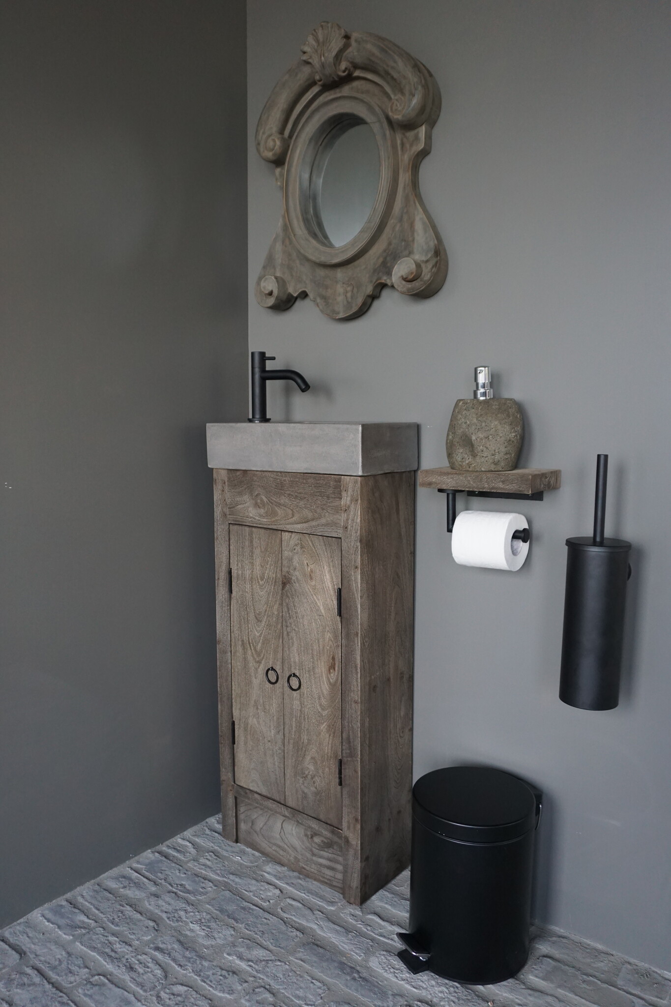 Rene Houtman Gerrie Toiletmeubel 2-Deurtjes - Kies Fontein