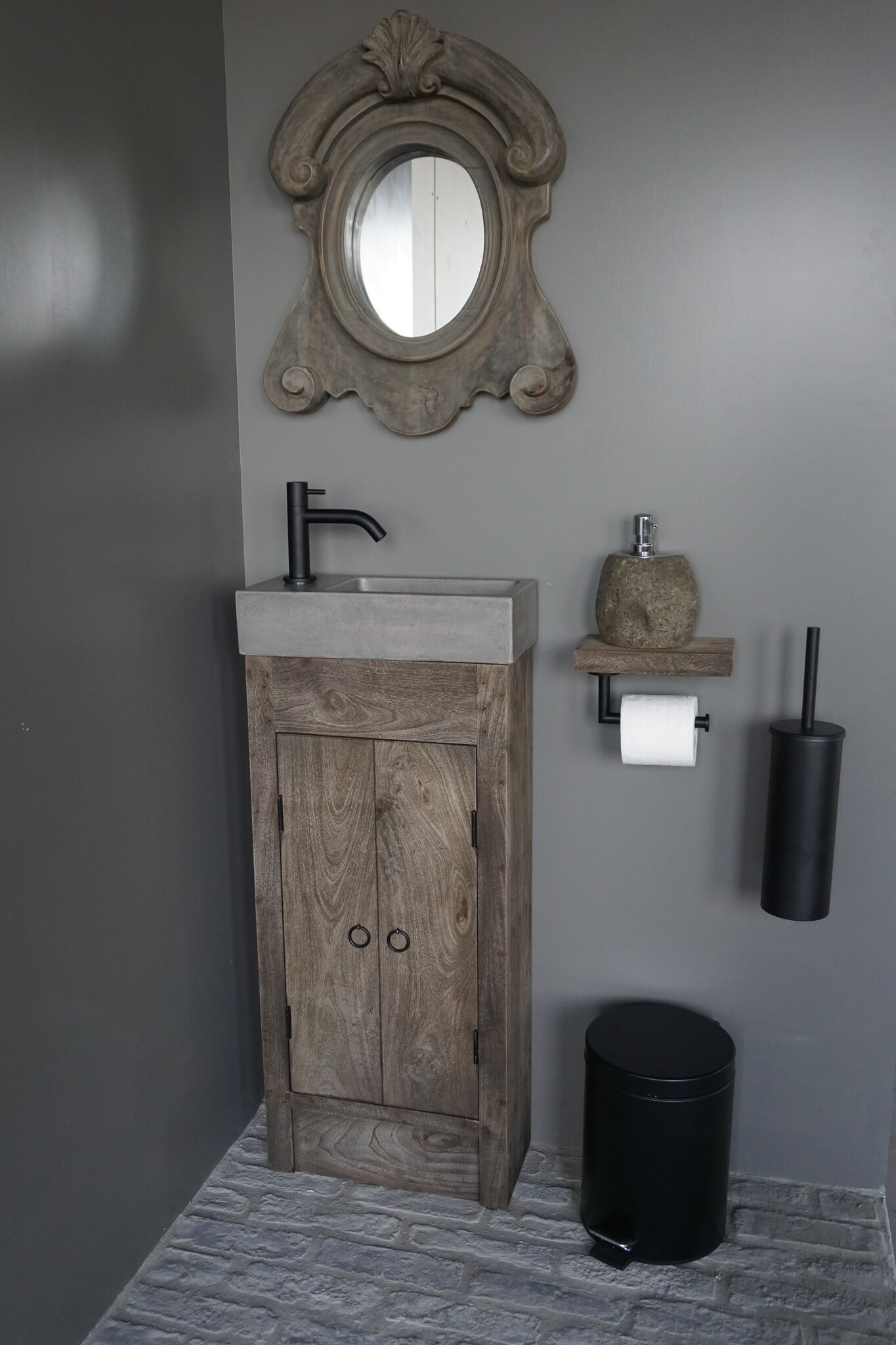 Rene Houtman Gerrie Toiletmeubel 2-Deurtjes - Kies Fontein