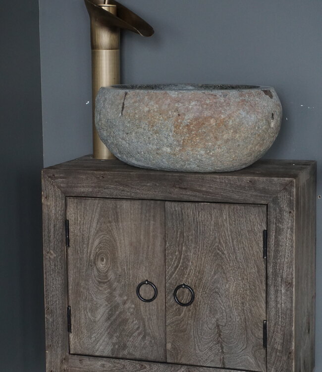 Rene Houtman Gerda Zwevend Houten Toiletmeubel - Kies Fontein