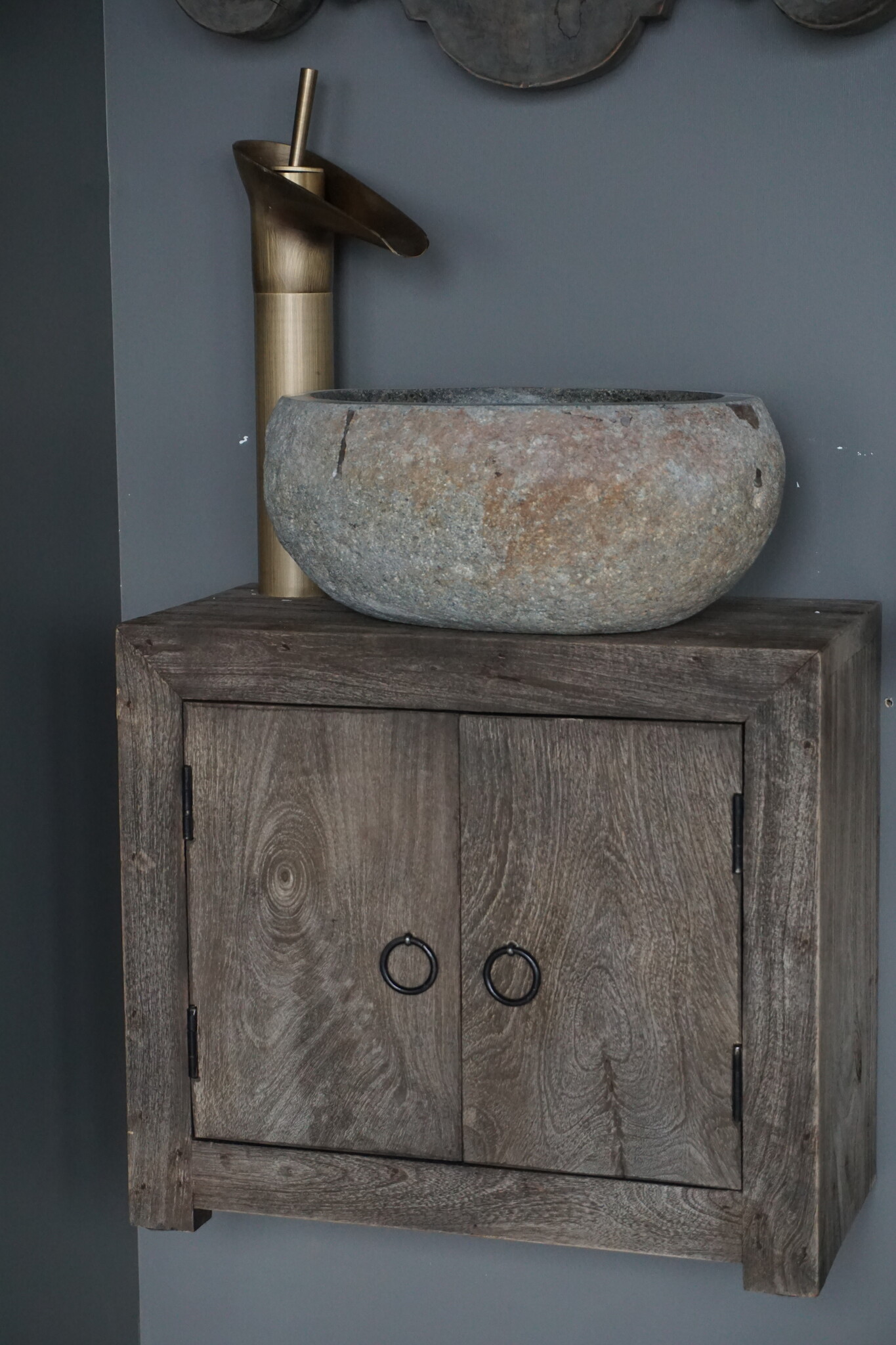 Rene Houtman Gerda Zwevend Houten Toiletmeubel - Kies Fontein