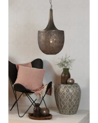 Light&Living Oosterse Hanglamp Tanya Bruin/Goud 74x41 Cm