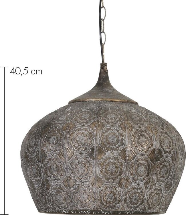 Light&Living Oosterse Hanglamp Emine  Bruin/Goud