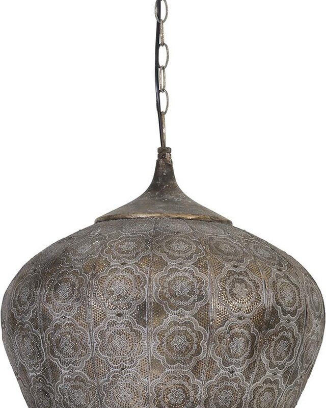 Light&Living Oosterse Hanglamp Emine Bruin/Goud