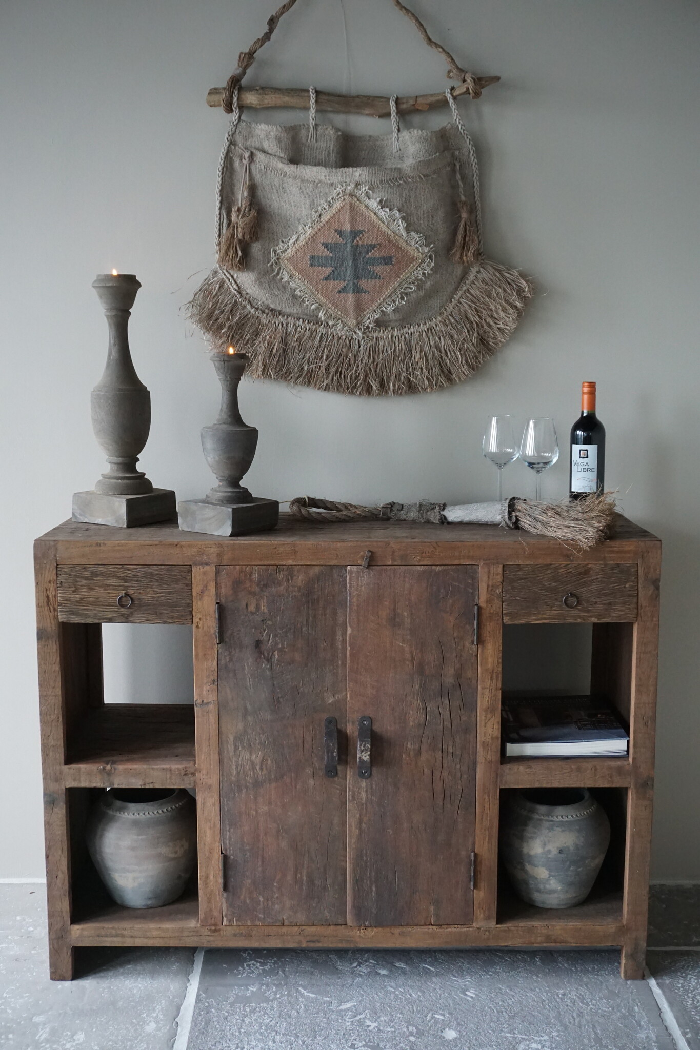 Rene Houtman Sidetable Peter | Teakhout | H90 x B120 x D40,5 cm