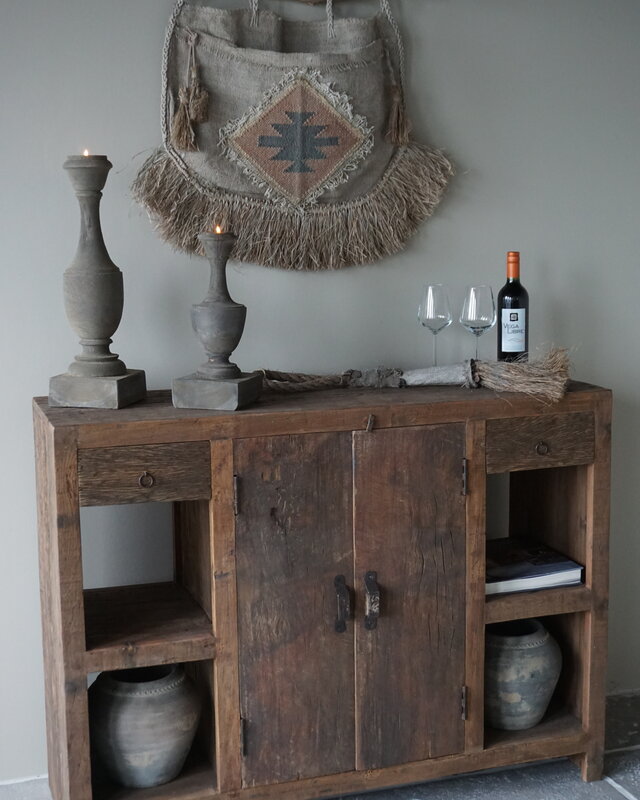 Rene Houtman Sidetable Peter | Teakhout | H90 x B120 x D40,5 cm