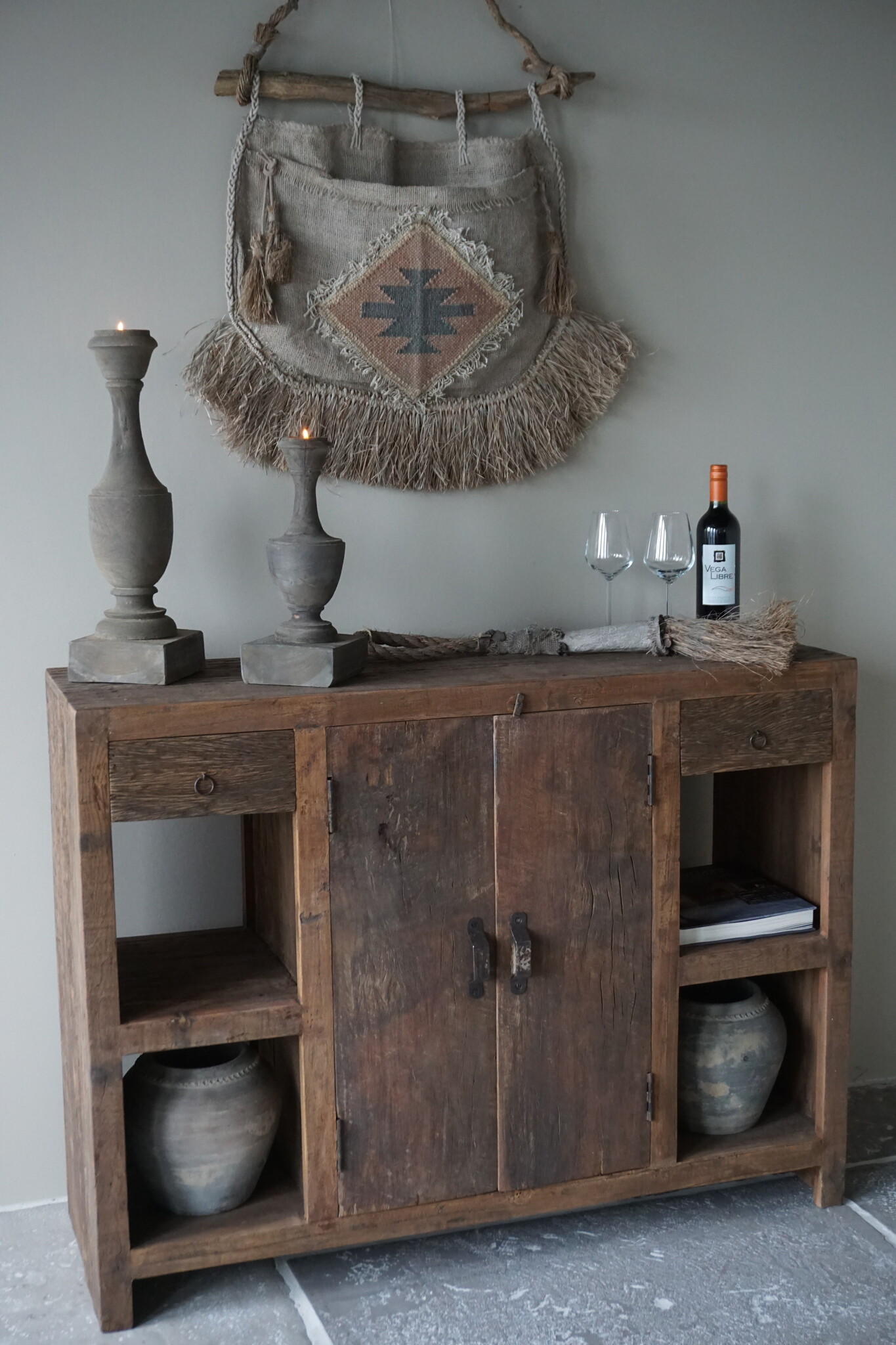 Rene Houtman Sidetable Peter | Teakhout | H90 x B120 x D40,5 cm