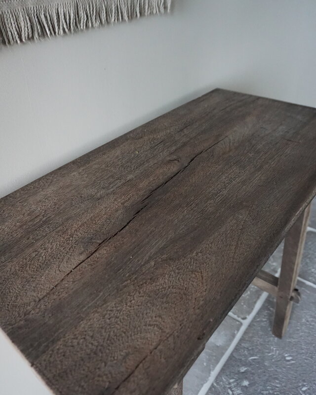 Rene Houtman Willem Wandtafel Hout Vergrijsd 80 cm