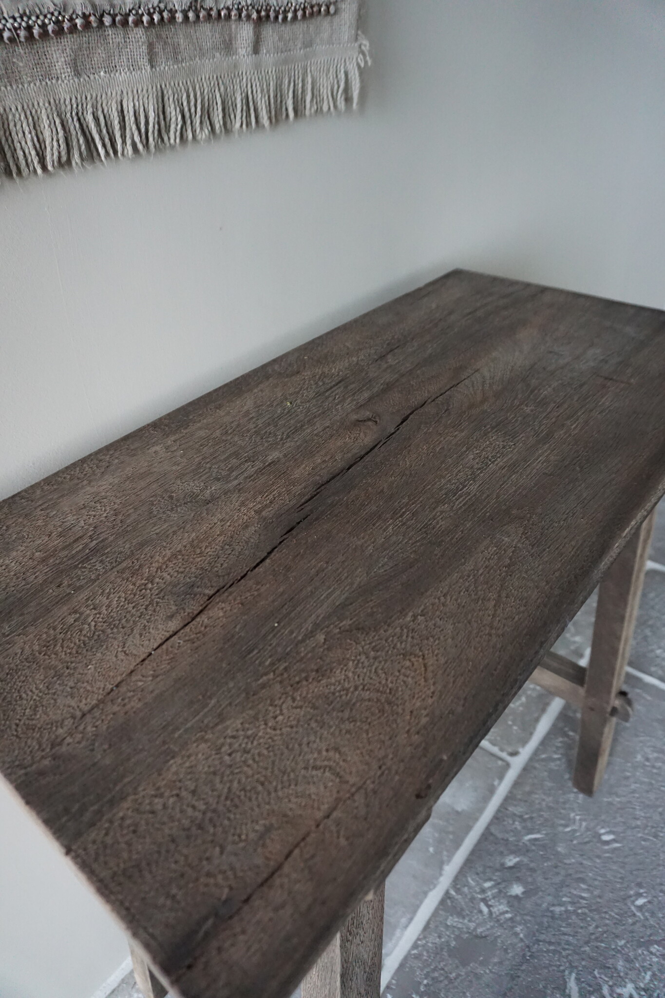 Rene Houtman Willem Wandtafel Hout Vergrijsd 80 cm