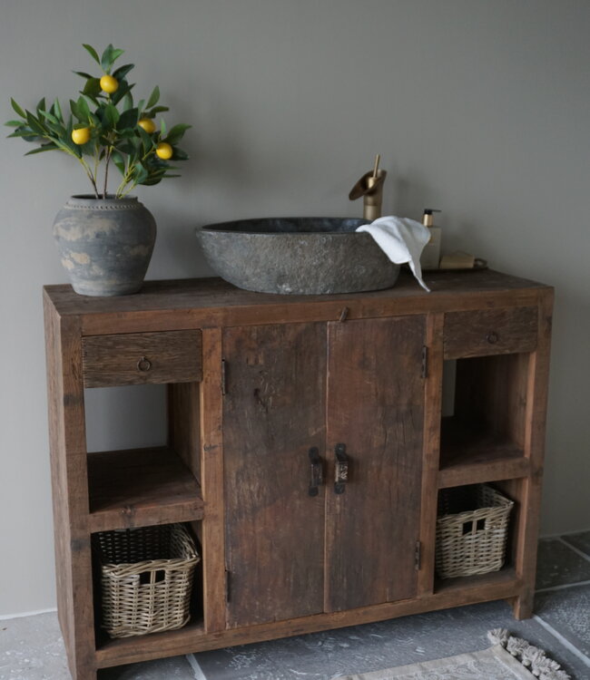 Rene Houtman Landelijk Badkamermeubel Peter | H90 x B120 x D40,5 cm