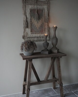 Rene Houtman Willem Wandtafel Hout Vergrijsd 80 cm