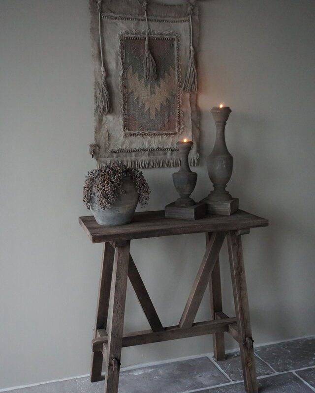 Rene Houtman Willem Wandtafel Hout Vergrijsd 80 cm