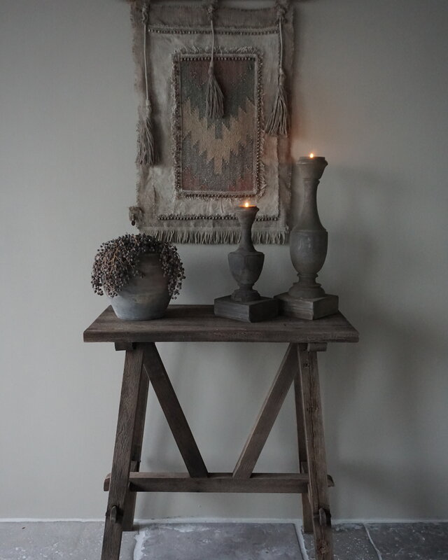Rene Houtman Willem Wandtafel Hout Vergrijsd 80 cm