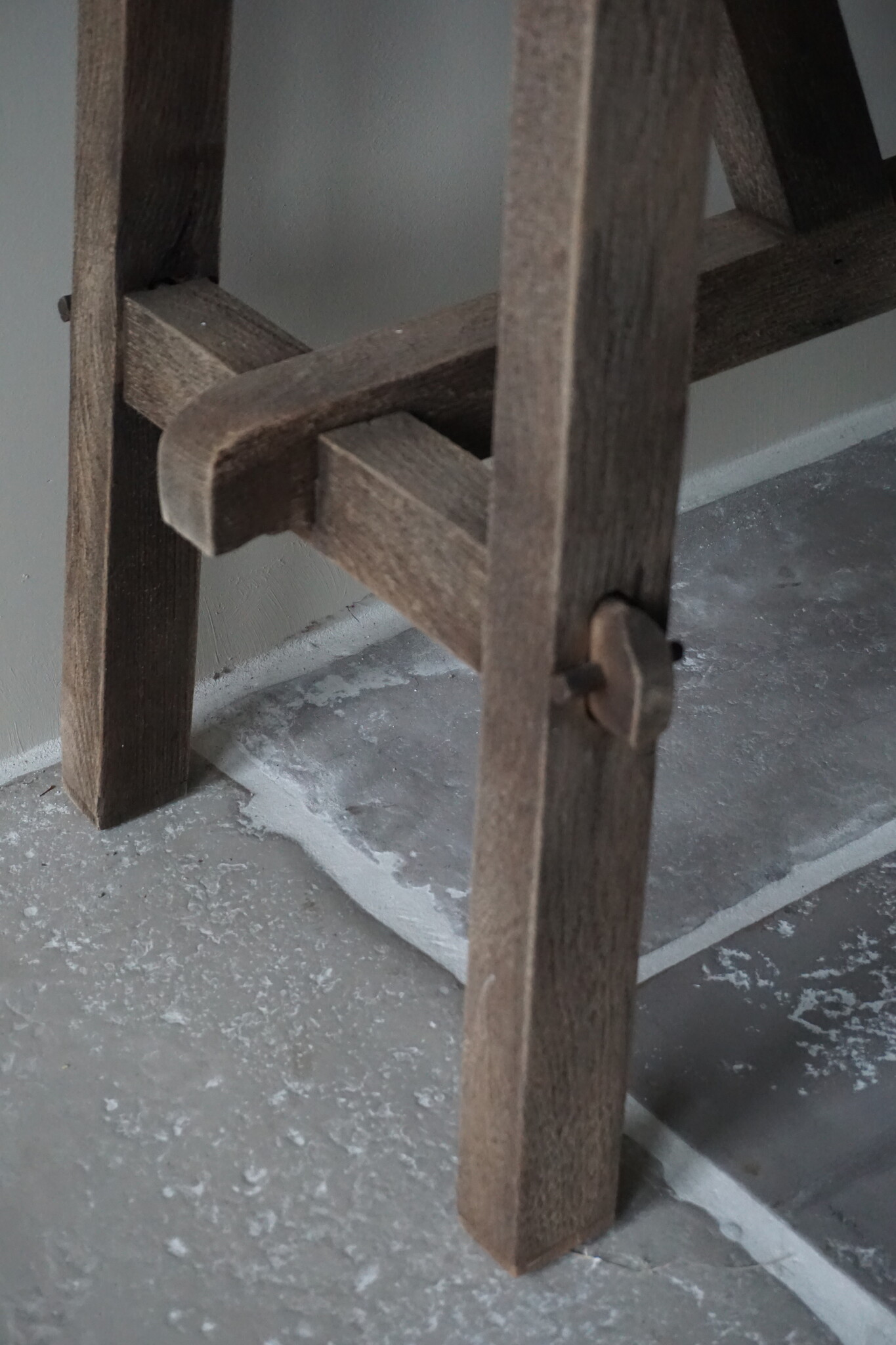 Rene Houtman Willem Wandtafel Hout Vergrijsd 80 cm