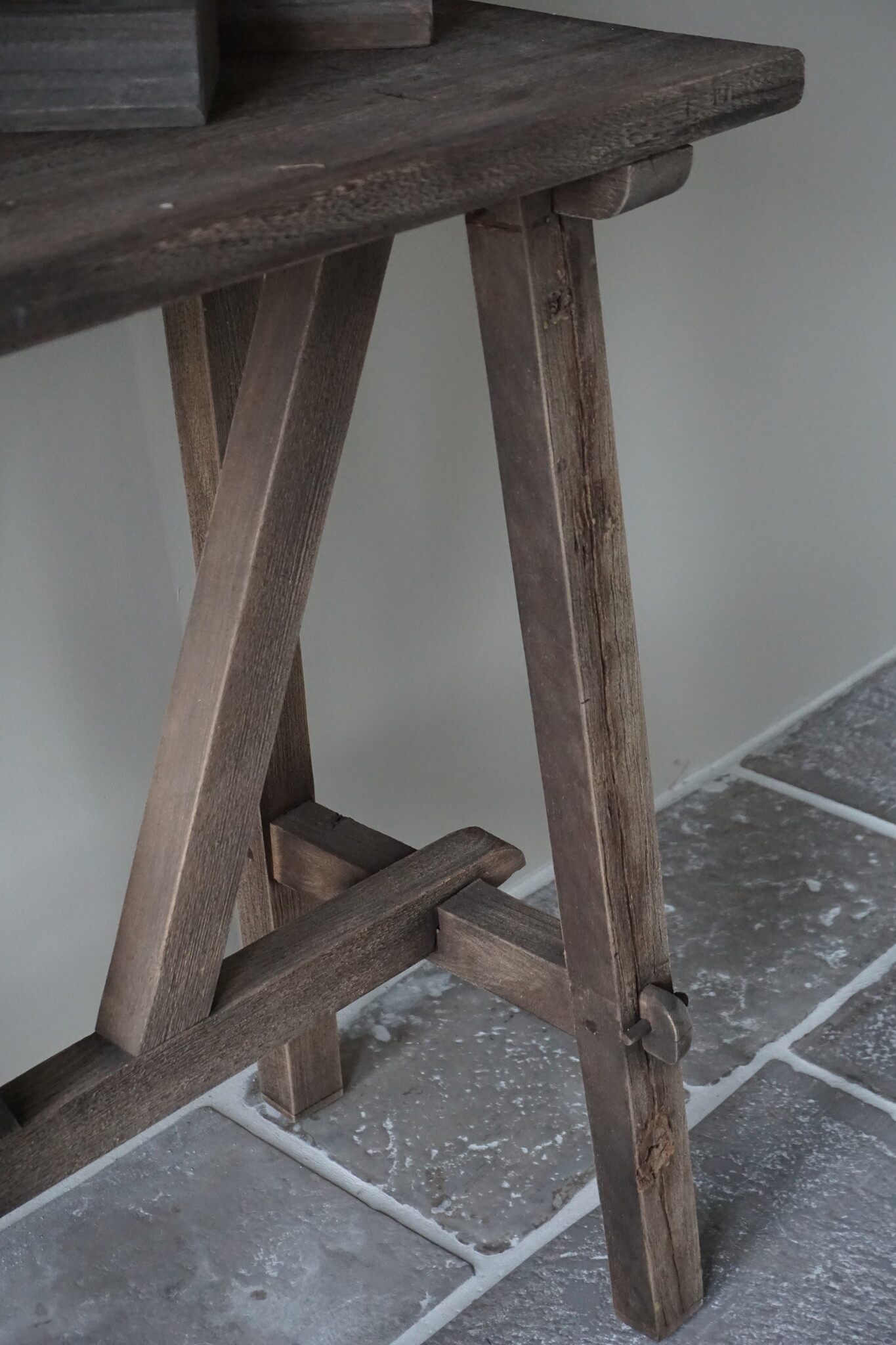 Rene Houtman Willem Wandtafel Hout Vergrijsd 80 cm