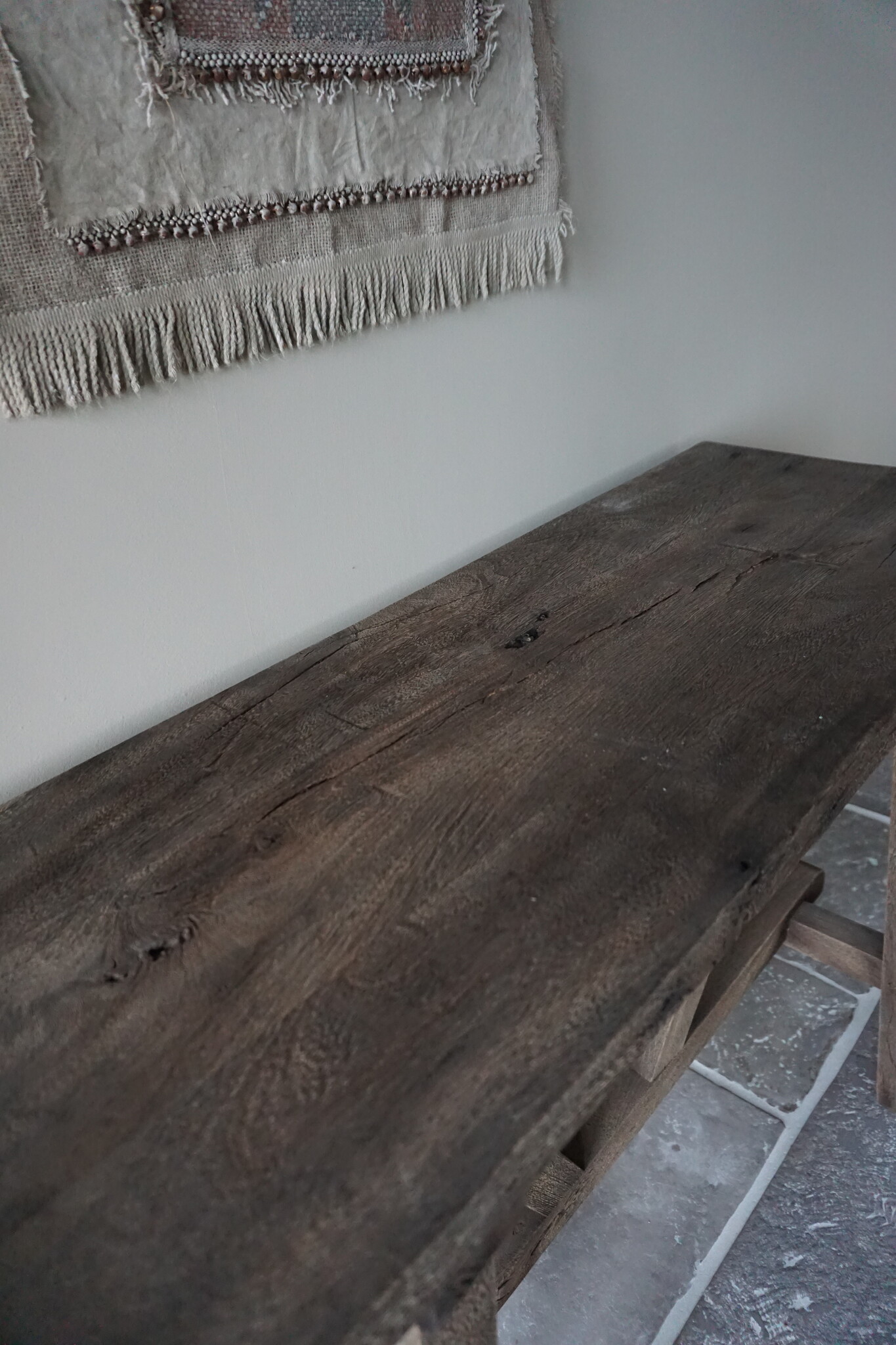 Rene Houtman Willem Wandtafel Hout Vergrijsd 100 cm
