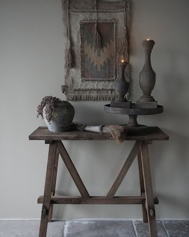 Rene Houtman Willem Wandtafel Hout Vergrijsd 100 cm
