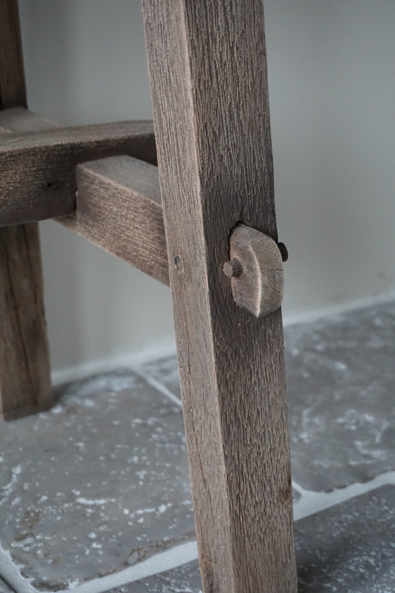 Rene Houtman Willem Wandtafel Hout Vergrijsd 100 cm