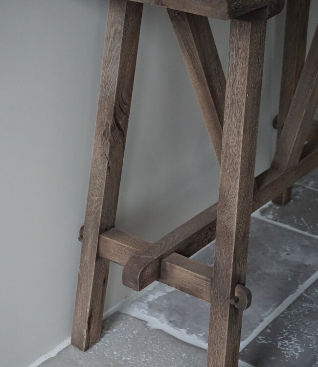 Rene Houtman Willem Wandtafel Hout Vergrijsd 100 cm