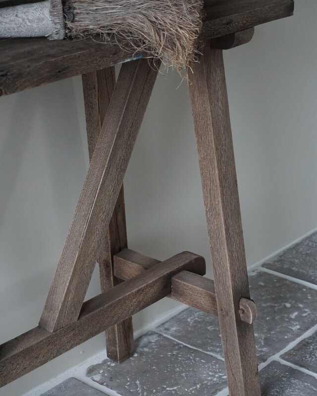 Rene Houtman Willem Wandtafel Hout Vergrijsd 100 cm