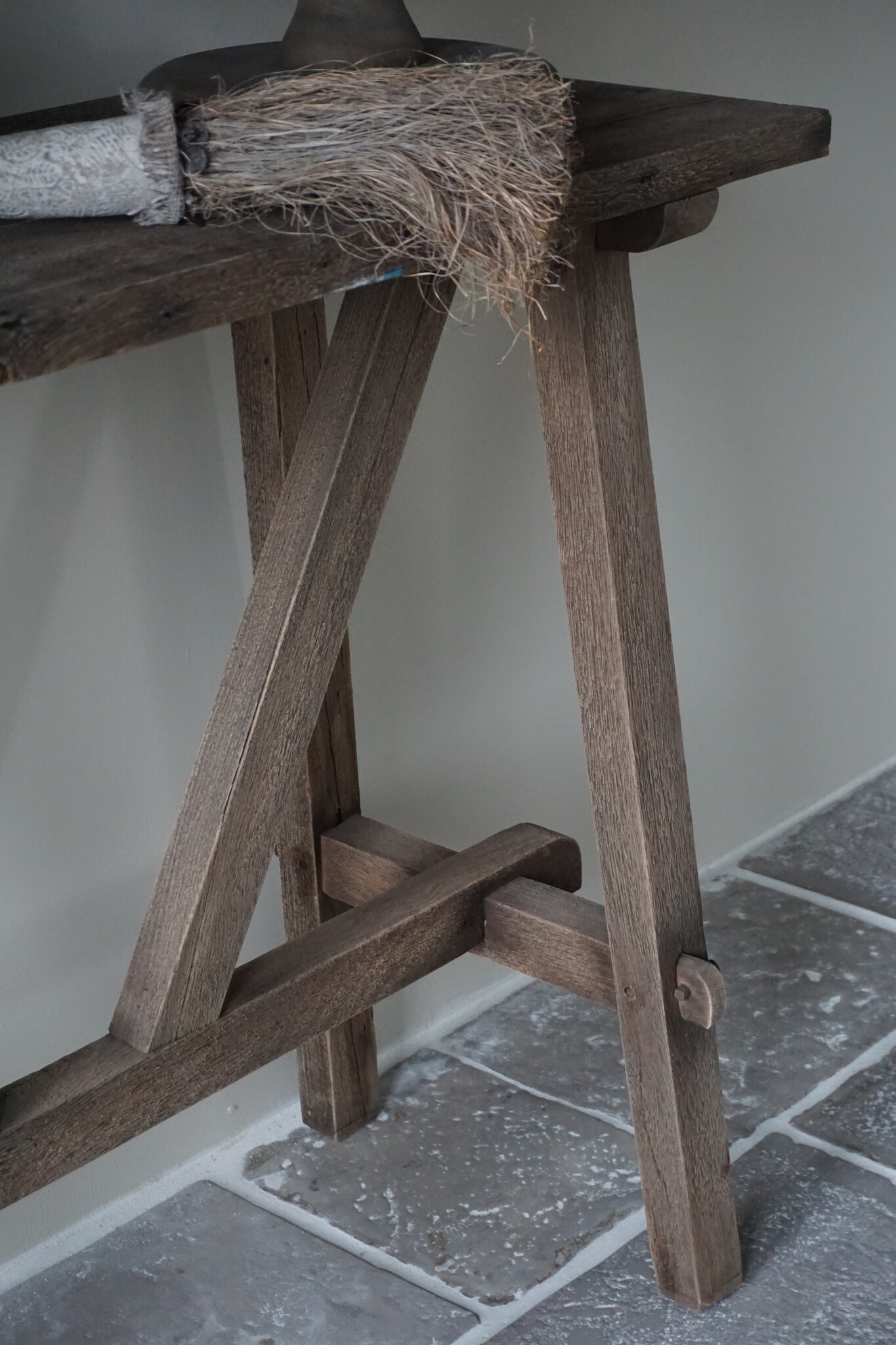 Rene Houtman Willem Wandtafel Hout Vergrijsd 100 cm