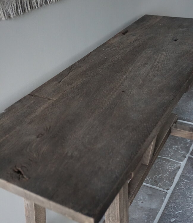 Rene Houtman Willem Wandtafel Hout Vergrijsd 120 cm