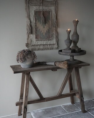 Rene Houtman Willem Wandtafel Hout Vergrijsd 120 cm