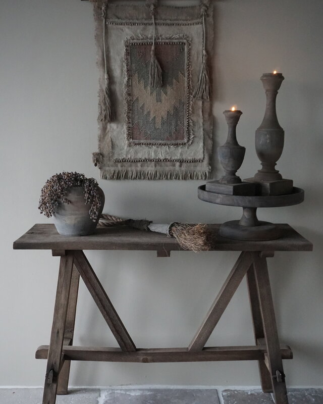 Rene Houtman Willem Wandtafel Hout Vergrijsd 120 cm