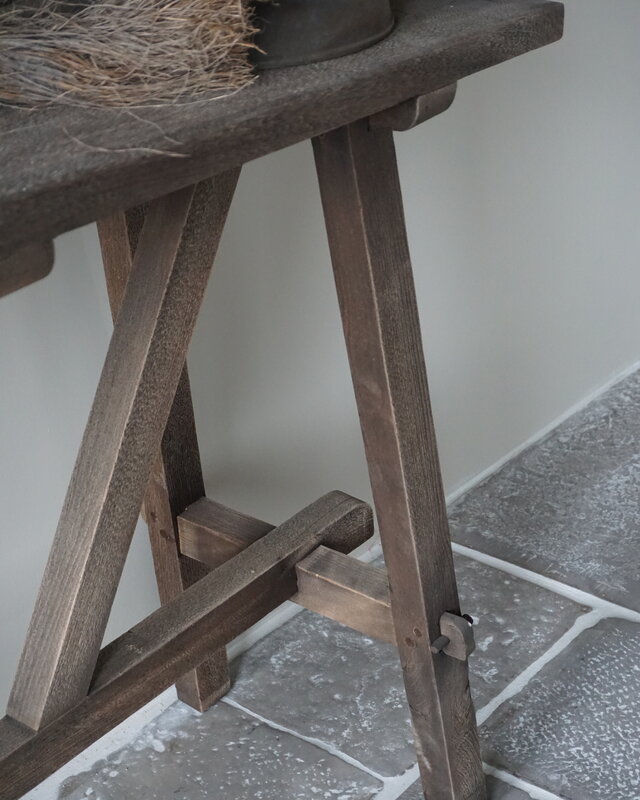Rene Houtman Willem Wandtafel Hout Vergrijsd 120 cm