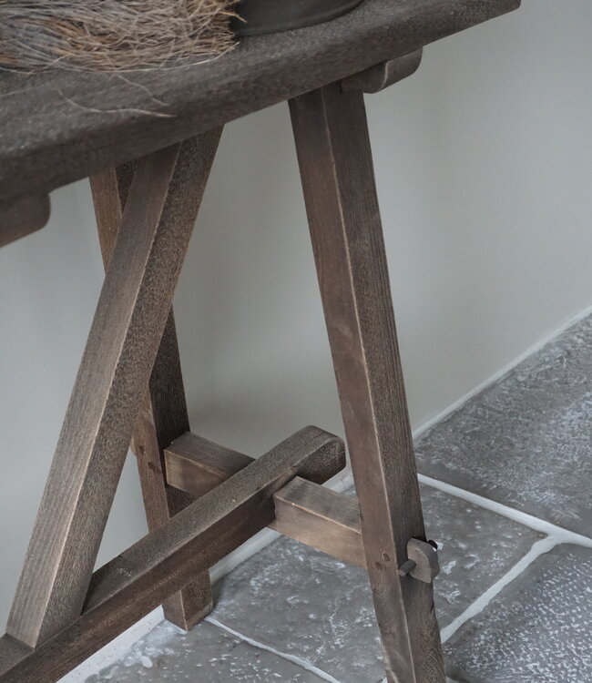 Rene Houtman Willem Wandtafel Hout Vergrijsd 120 cm