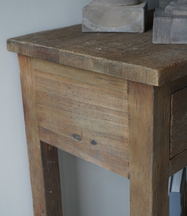 Rene Houtman Sidetable | Oud Hout | 3 Lades | H90,5 x B175 x D45 cm