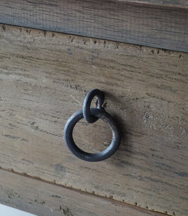 Rene Houtman Sidetable | Oud Hout | 3 Lades | H90,5 x B175 x D45 cm