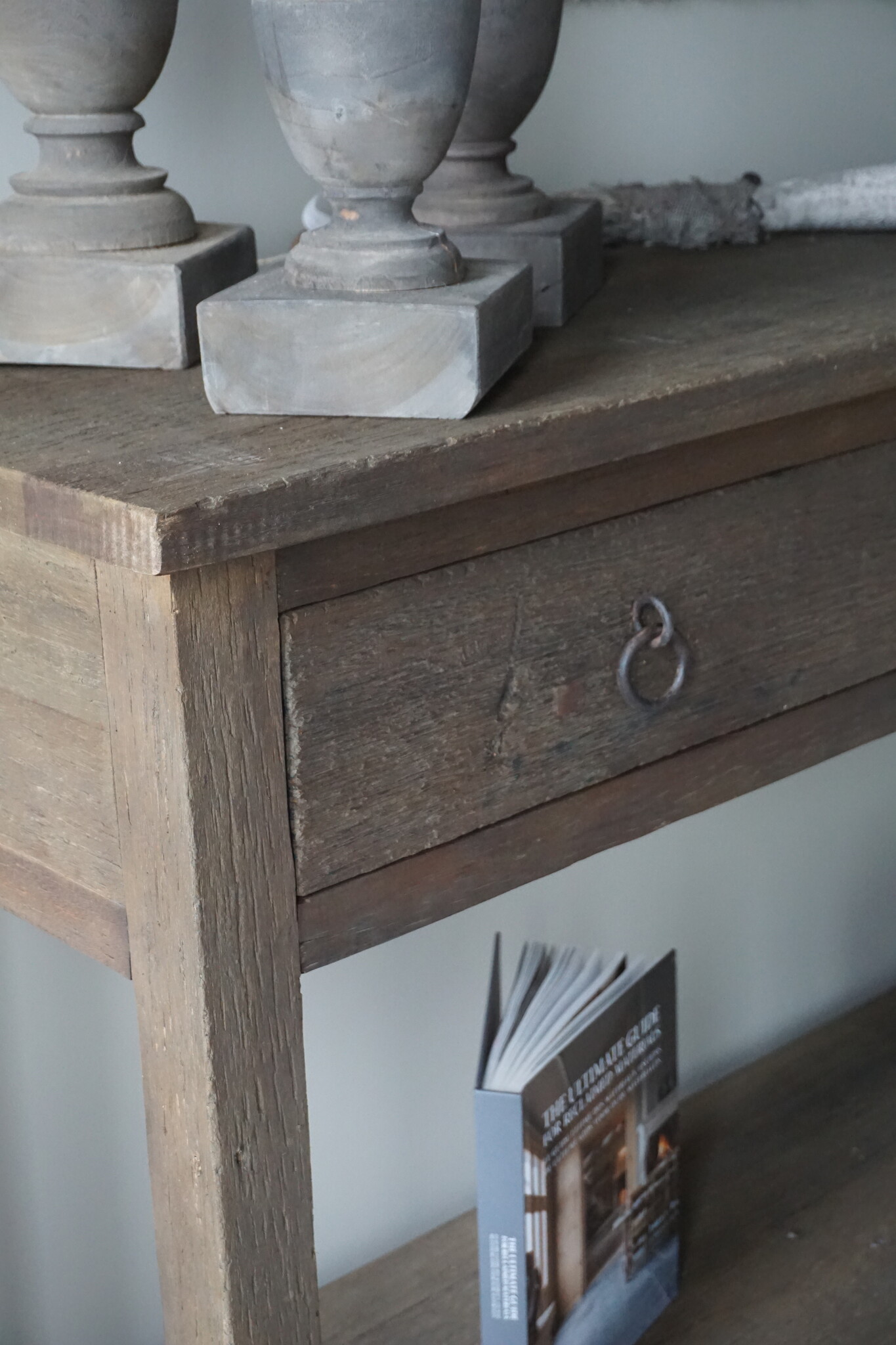 Rene Houtman Sidetable | Oud Hout | 3 Lades | H90,5 x B175 x D45 cm